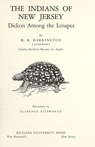 The Indians of New Jersey